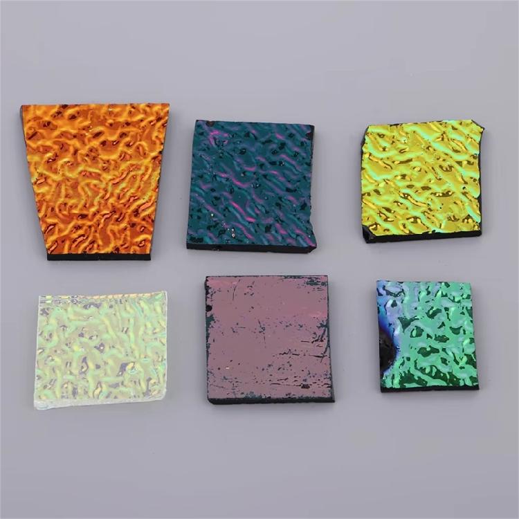 Premium Dichroic Glass Scraps 28g Accessories Excellent For Custom Jewelry Making And Artistic Inlay Applications