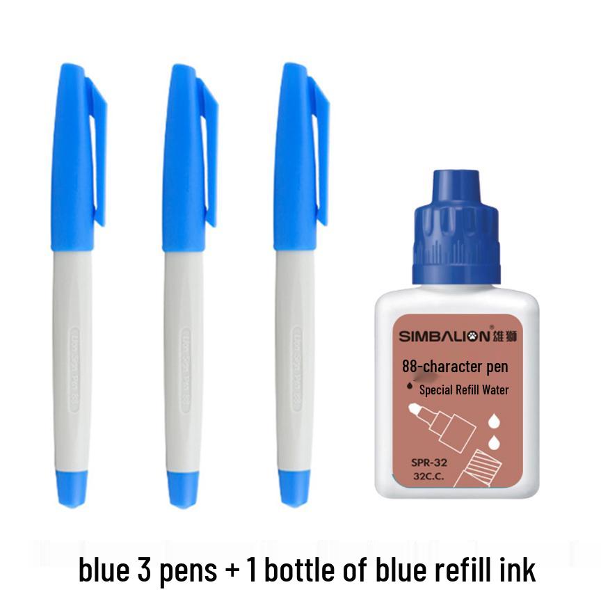 Taiwan Lion 88 Refillable Fine Tip Red Fineliner Marker Pen