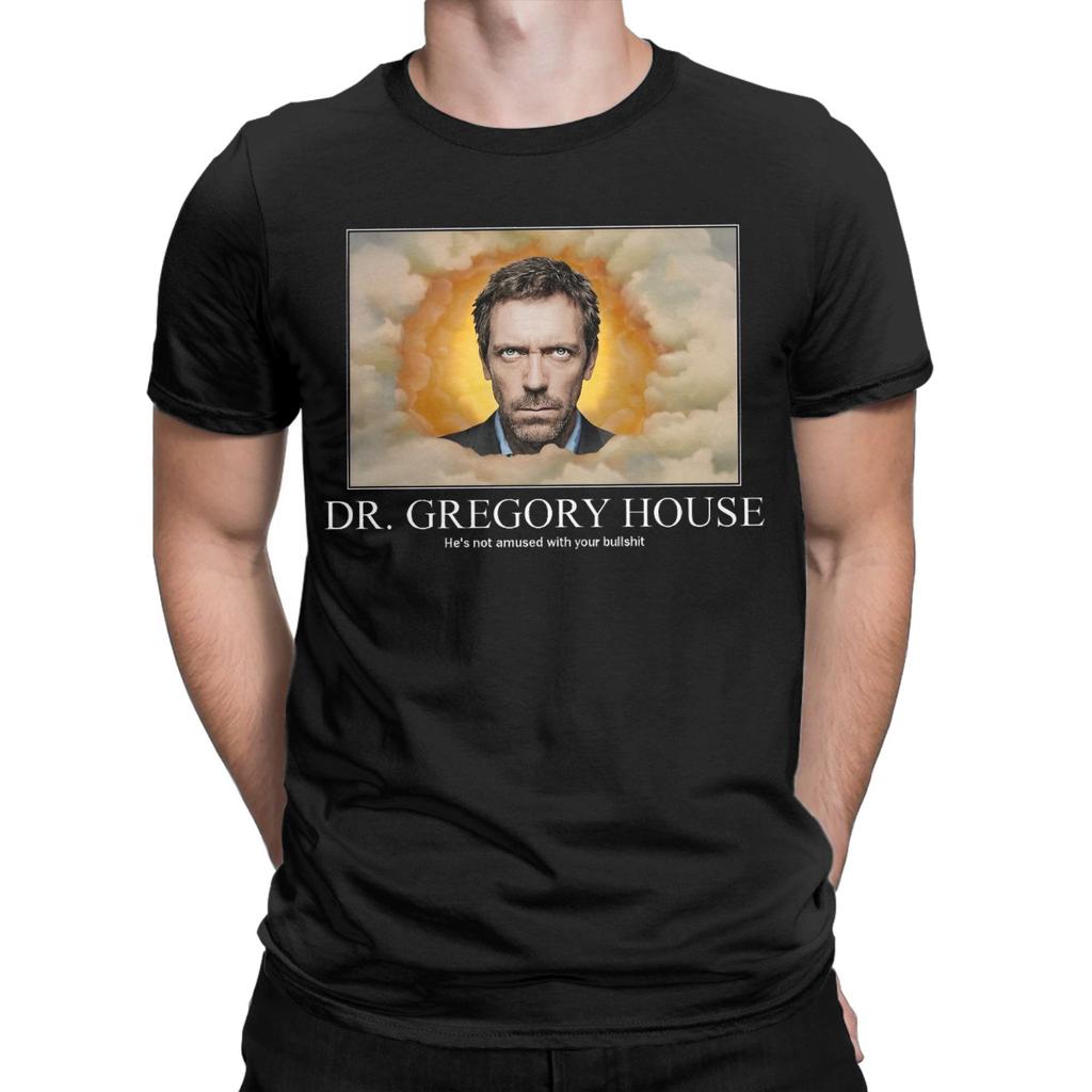 Dr Gregory House Vintage 2000s TV Show Doctor TShirt Beach  Cotton T Shirts For Adult Harajuku Print Tee Shirt  Clothing