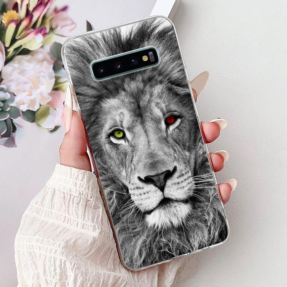 For Samsung S10 Plus Case SM-G975F Cute Kawaii Fashion Flowers Luxury Cool Painted Soft Cover For Samsung Galaxy S10+ Phone Case