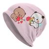 Custom Charming Bubu Dudu Vintage Animes Bonnet Hat Knitting Hat Hip Hop Unisex Adult Bear Winter Warm Skullies Beanies Caps