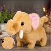 Niedliche elektronische Simulation Haustier Elefant Plüsch Spielzeug Roboter Elefant Interaktive automatische Bewegung Stofftier Peluche Puppe