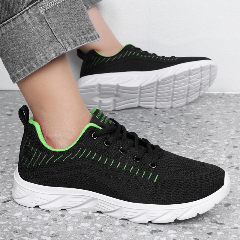 Men's 2025 Summer Sports Casual Breathable Mesh Fly-Knit Running & Travel Shoes