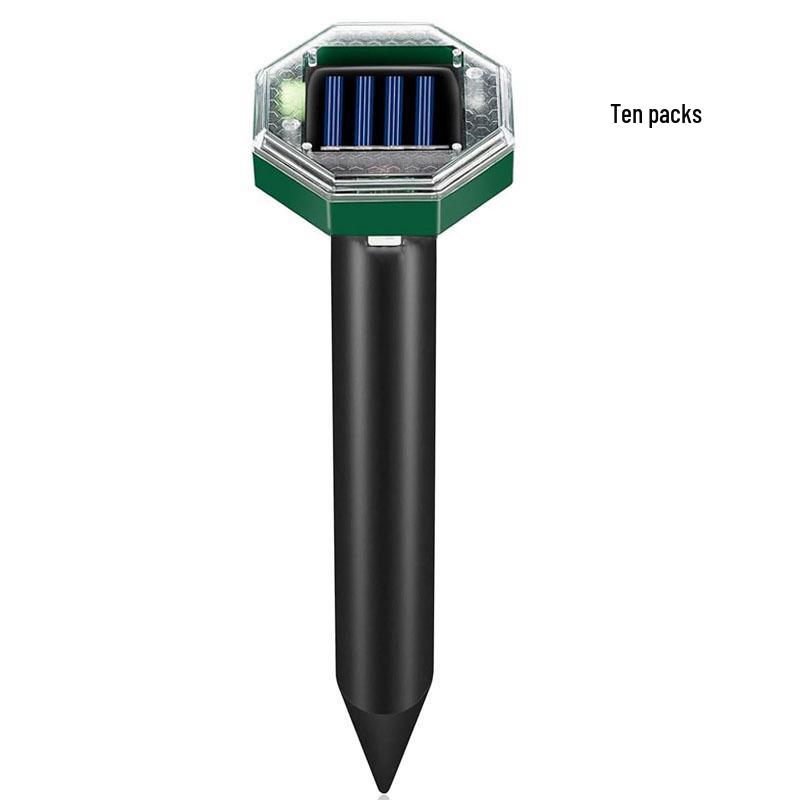 Solar Ultrasonic Animal Repeller: Mouse, Snake, Bird, Dog, Cat Deterrent