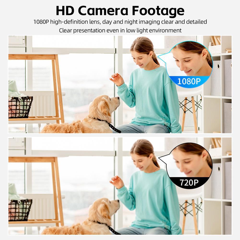 Wireless WiFi Camera 1080P HD Security Camera with Motion Detection & Night Vision Nanny Cam for Baby Pets