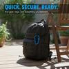 1Pcs D-shape Carabiner Camping Hiking Hook Aluminum Alloy Carabiner Safety Buckle Keychain With Lock Climbing Button