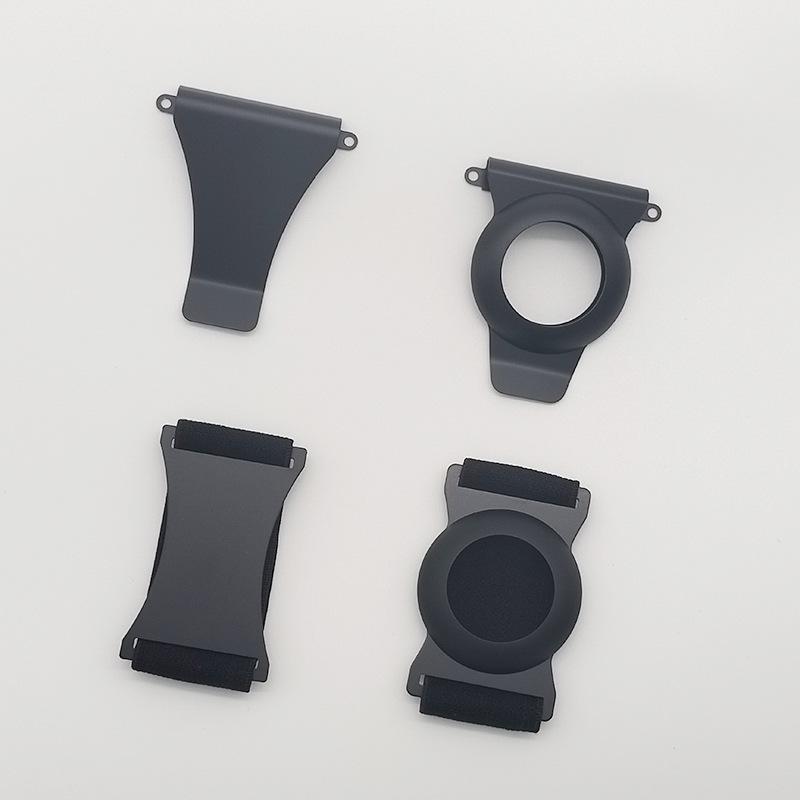 Carbon Fiber Card Holder with Stainless Steel Clip & Air Tag Space