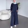 2025 Autumn Sporty Casual Women's Two-Piece: Long Sleeve Top & Loose Pants