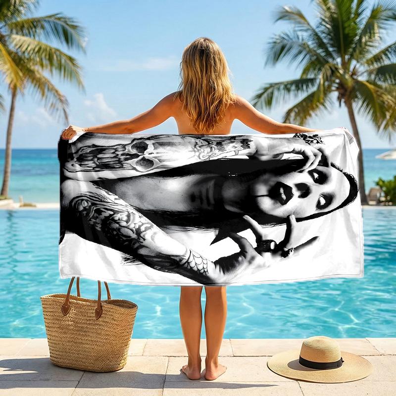 Martinimanson Fashion Beach Towel: Ideal for Summer Adventures Soft, absorbent and quick drying suitable for swimming and bathing