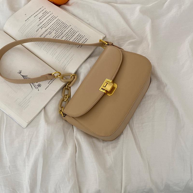 

French Niche Design Bag Womennewest Retro Fashion Underarm Bag All-Match Shoulder Handbag Small Square Bag