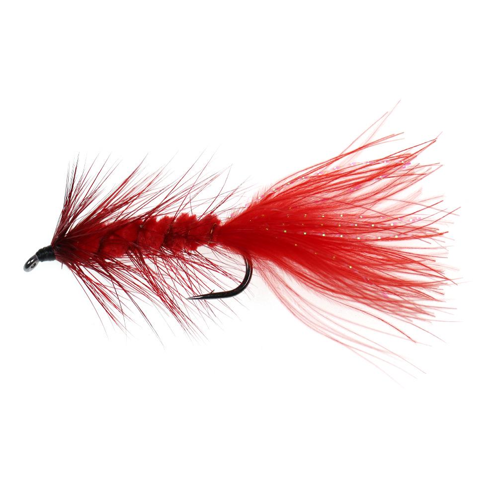 Force Eight Ge Fly Fishing Hook with Copper Head Tinsel for Trout, Salmon, Bass, Asp, Pike