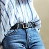 Stylish 2024 Autumn Winter Women's Alloy Buckle Belt For Slimming With Versatile Design