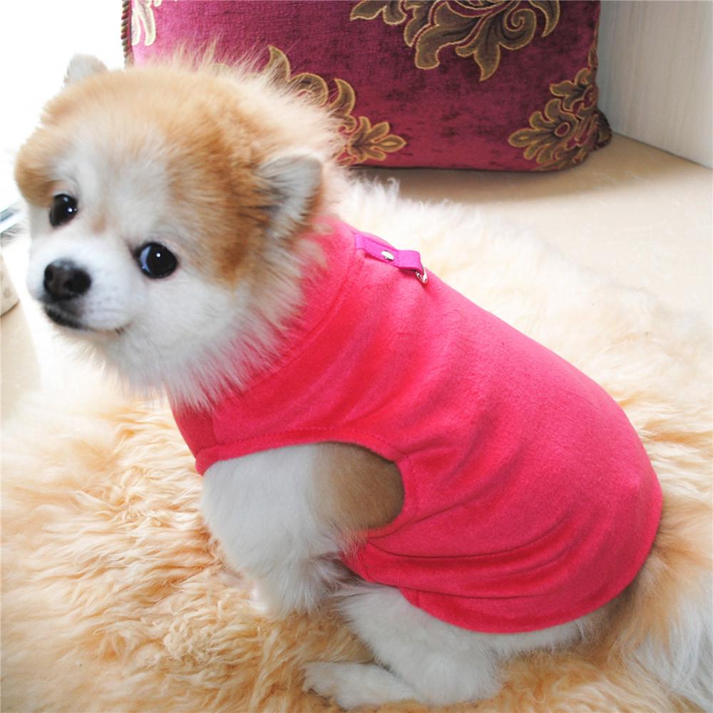  Pet Dog Cat Villus Warm Vest Puppy Doggy Apparel Clothing