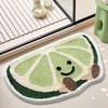 Luxury Faux Cashmere Leaf Bathroom Mat – Non-Slip, Dirt-Resistant, Wear-Resistant, Easy-to-Clean Decorative Floor Rug