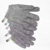 Caprihom Silver Thin Opera Length Large Cut-Resistant Food Grade Mechanic Safety Gloves Metal Mesh Chainmail Butcher Meat
