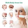 Facial Depilatory Wax Strips 30Pcs Facial Wax Strips+8 Calming Oil Wipes Hypoallergenic Eyebrow Upper Lip Hair Removal Wax Paper