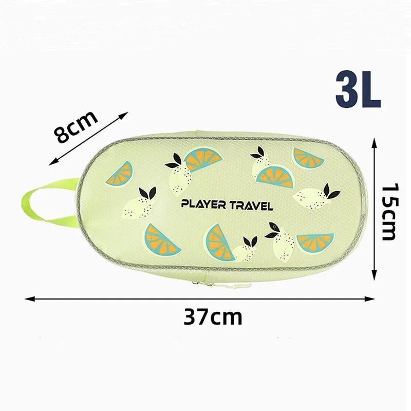 

Large Capacity Waterproof Wet Dry Bag for Swimming Toiletry Bag Travel Cosmetic Organizer with Separate Compartment Shower Gym жовтий