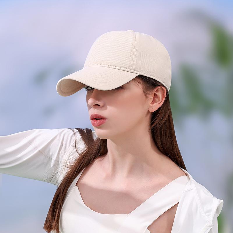 Pure Cotton High-quality Soft Top Baseball Cap Sun Protection Sun Hat Can Be Embroidered with The Same Baseball Cap