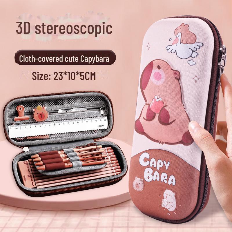 

3D мультяшний пенал Capibara: Просторий, Милий Дизайн для Чоловіків, Жінок та Дітей