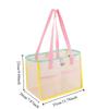 Handbag Clothes Storage Bag Fresh Color Hanging Shower Organizer Simple Mesh Toiletry Bag  Wash Bag