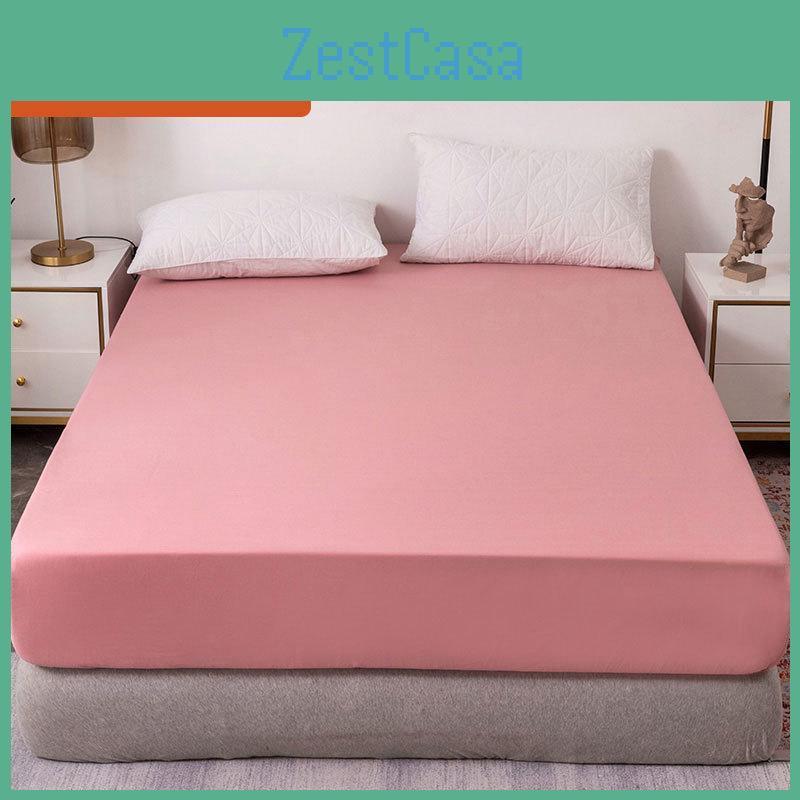 Brushed Sheet Solid Color Bed For Student Dormitory Single Or Double Bed 110g