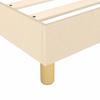 Vidaxl Rama Łóżka Bez Materaca Kremowa 90X200 Cm Tkanina