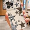 iPhone 14/15/16/17 Pro Max Colorful Star Drop-Proof Transparent Case