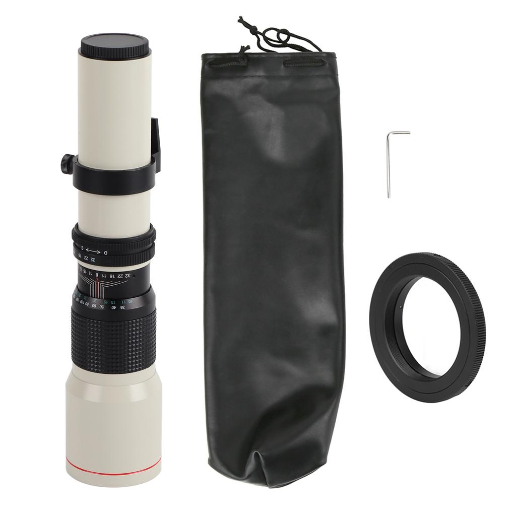 500mm F8‑F32 Manual Focusing Telephoto Fixed Focal Lens for Olympus OM Mount Camera
