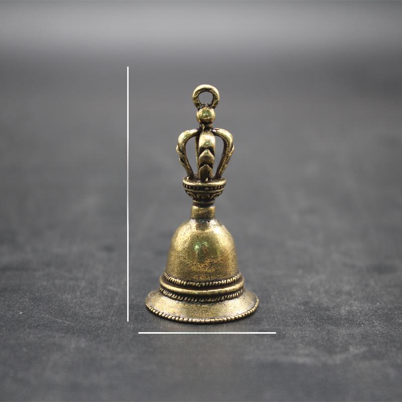 Retro Messing Glocke Schlüsselanhänger Anhänger mit klarem Klang