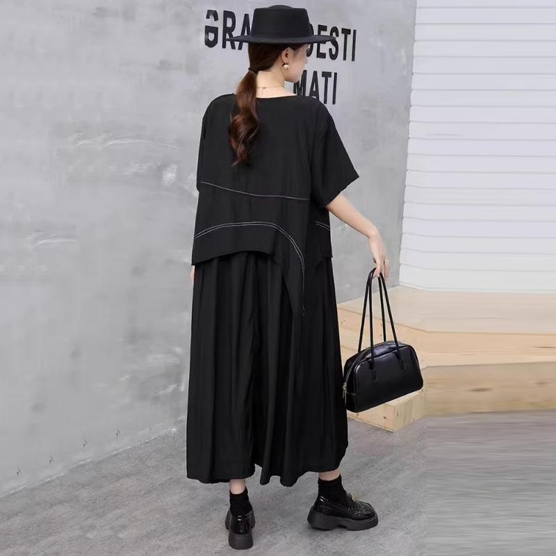 Xitao A-Linie Rundhals Vintage Kleid ZMY1380