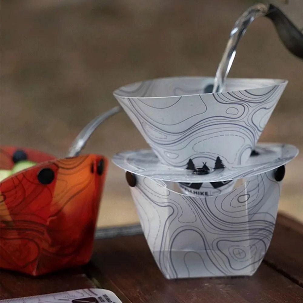Multi-purpose Foldable Camping Tableware Lightweight Dinner Plate New Coffee Filter  Travel