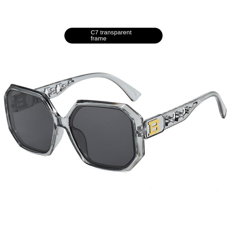 Polygonal Sunglasses Women New Luxury Glamour Fashion Men Brand Glasses Square Stylish Unisex UV400 Shades