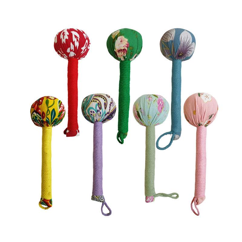Mugwort Persimmon Moxibustion Health Massage Hammer - Innovative Ruyi New Year Souvenir.