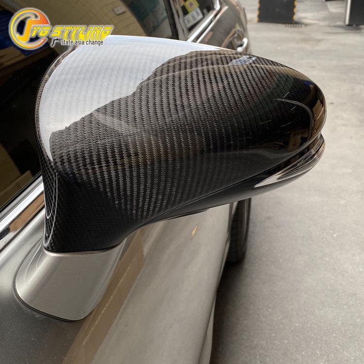 Lexus Carbon Fiber Rearview Mirror Shell Cover for ES, GS, IS300, CT, RC Models.