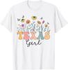 Texas Girl Wildflower Groovy Texas Lover T-Shirt