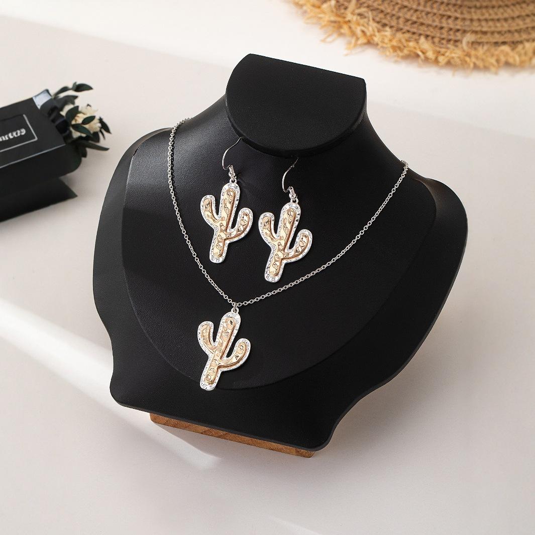 

Модный комплект ювелирных изделий ожерелье серьги для женщин дамы серебряный