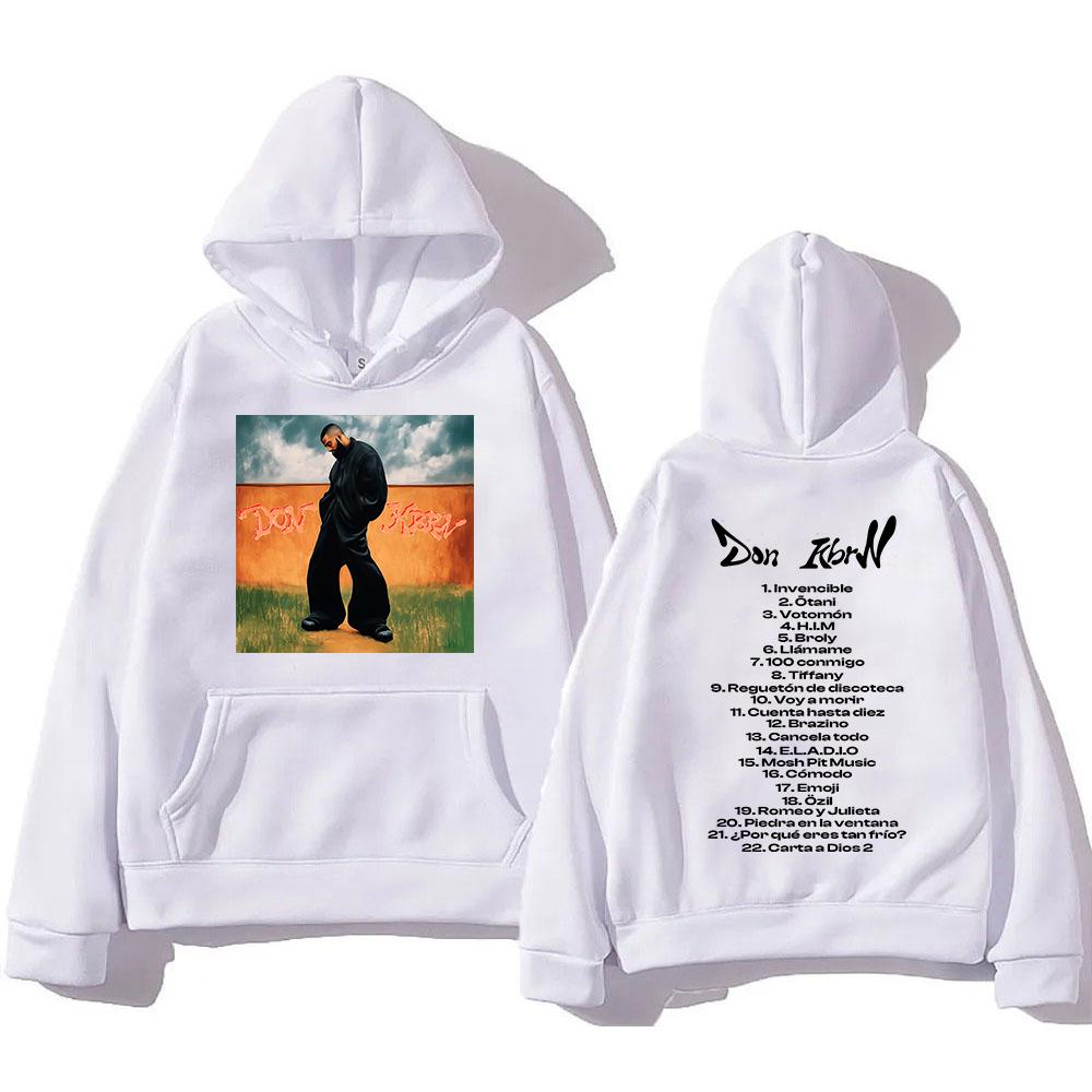 Eladio Carrión Hoodie 2025 New Album DON KBRN Men/women Hoodies Harajuku Aesthetic Winter Clothes Pullover Sweatshirt Vintage
