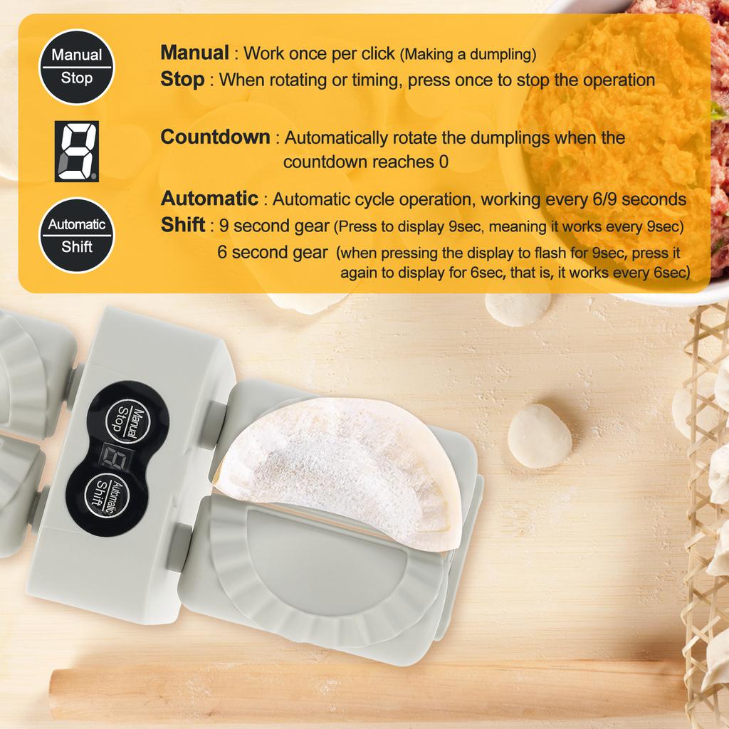 Automatic Electric Dumpling Maker Machine Dumpling Skin Pressing Mould Dumpling Machine Home Gadgets Kitchen Accessories