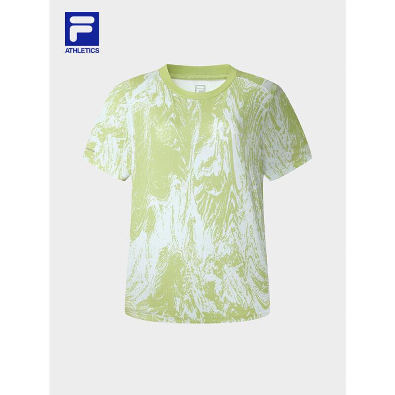 FILA Women s All-Over Print Loose Fit Short Sleeve T-Shirt M