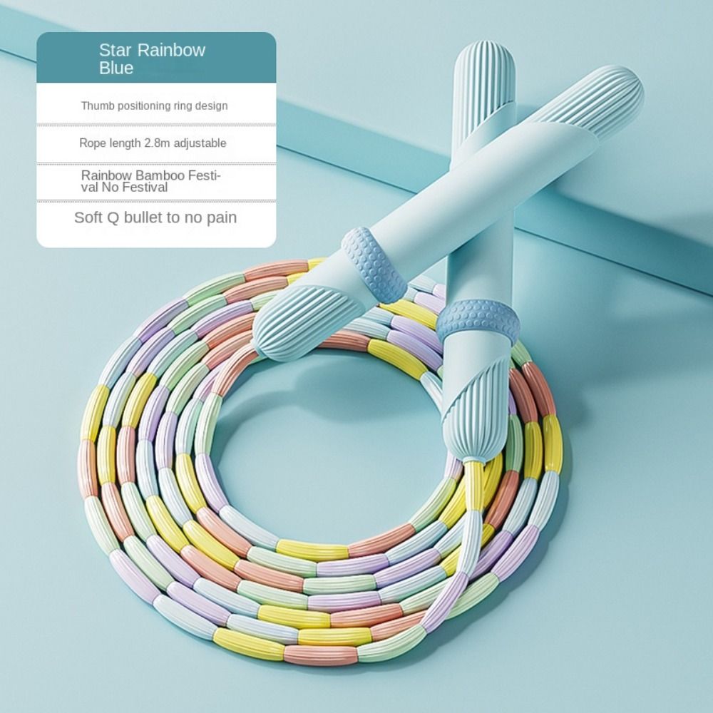 2.6m Racing Jump Rope Bamboo Joint Sports Rope Sporting Goods Exam Jump Rope  Fitness