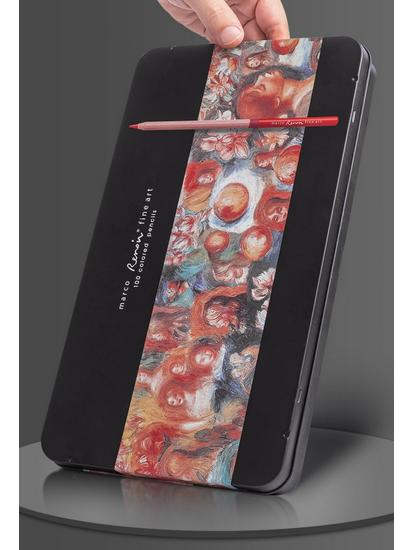 Marco Renoir Oil-based Water-soluble Colored Pencils, 120 Professional Colors, Hand-painted, Available In Sets of 72 or 48.