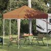 Pop Up Party Tent 195 X 195 X 245 Cm Beige Oxford Fabric