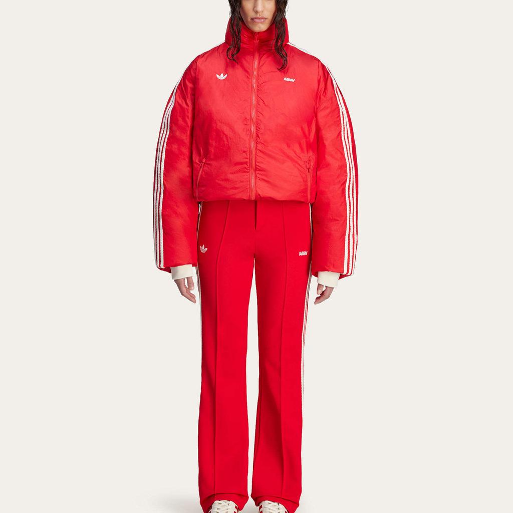 Adidas X Avavav Pufferová bunda Šarlatově červená Unisex Streetwear JG1427