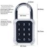 Compact Fingerprint Padlock for Backpacks, Luggage, Dorms, and Cabinets