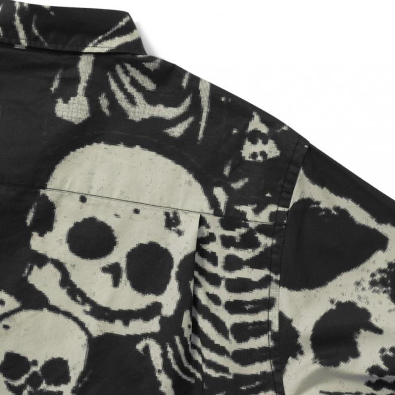 Thisisneverthat Skeleons Shirt Attraced Black