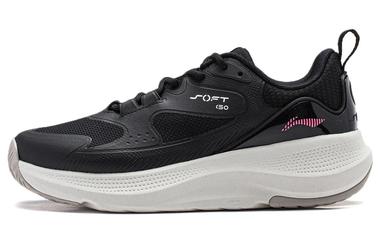 Li Ning SOFT ELEMENT Casual Shoes Women s Low Top Black AGLU012-3 36