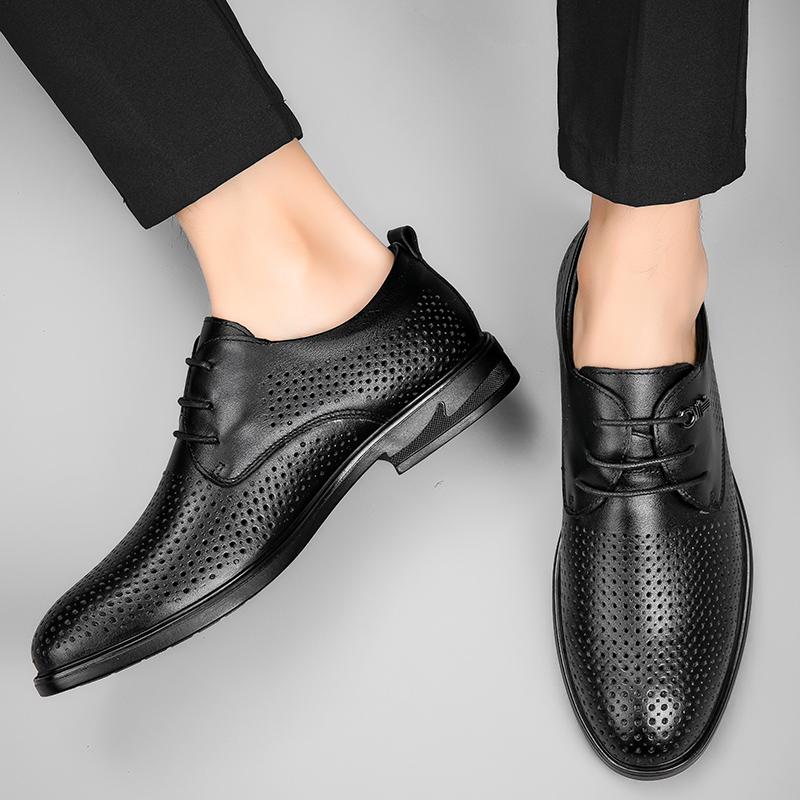 Genuine Leather  Men Shoes Design  Fashion Slip On Soft Flat Casual Men Shoes Adult Male Footwear Handmade Breathable Shoes