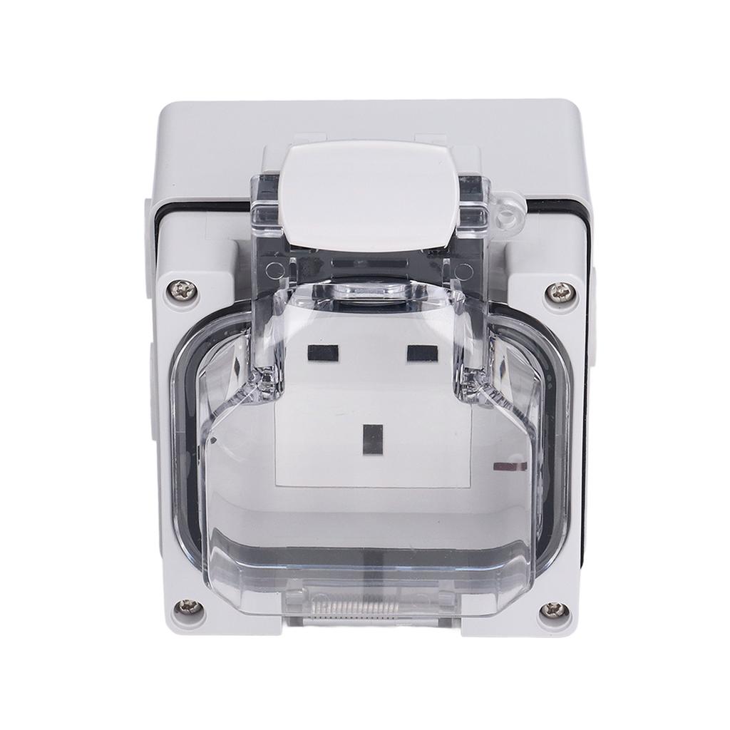 Weatherproof In Use Outlet Outside Use Socket for Garden Commercial Applications IP66 250V 13A