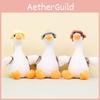 Adorable White Goose Plush Toy Keychain Cartoon Duck Doll Backpack Charm