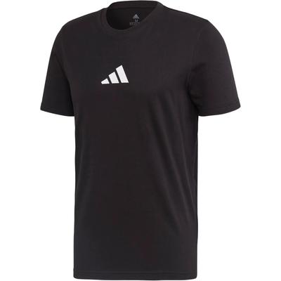 Rundhals Bequemer Pullover Sport Kurzarm T-Shirt Herren Oberteile Schwarz FN1730